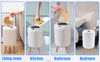 Motion-activated slim trash can for home and office
