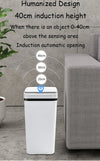 Hands-free infrared trash can with automatic lid