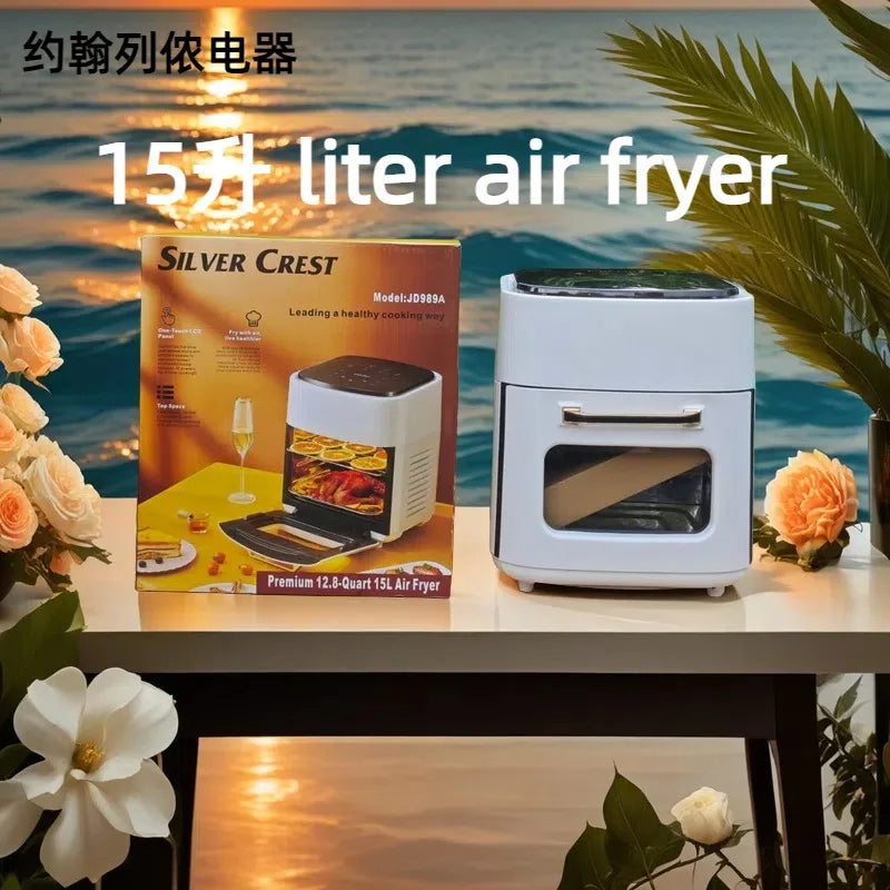 8L Airfryer Large Capacity Smart Touch Oven Visual Multifunctional Air Electric Fryer Electric Fryer French Fry Machine