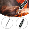 Instant-read food thermometer with LCD display