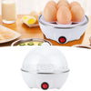 Egg boiler cooking eggs on the rack
