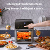 Family-size 10L air fryer with touchscreen control