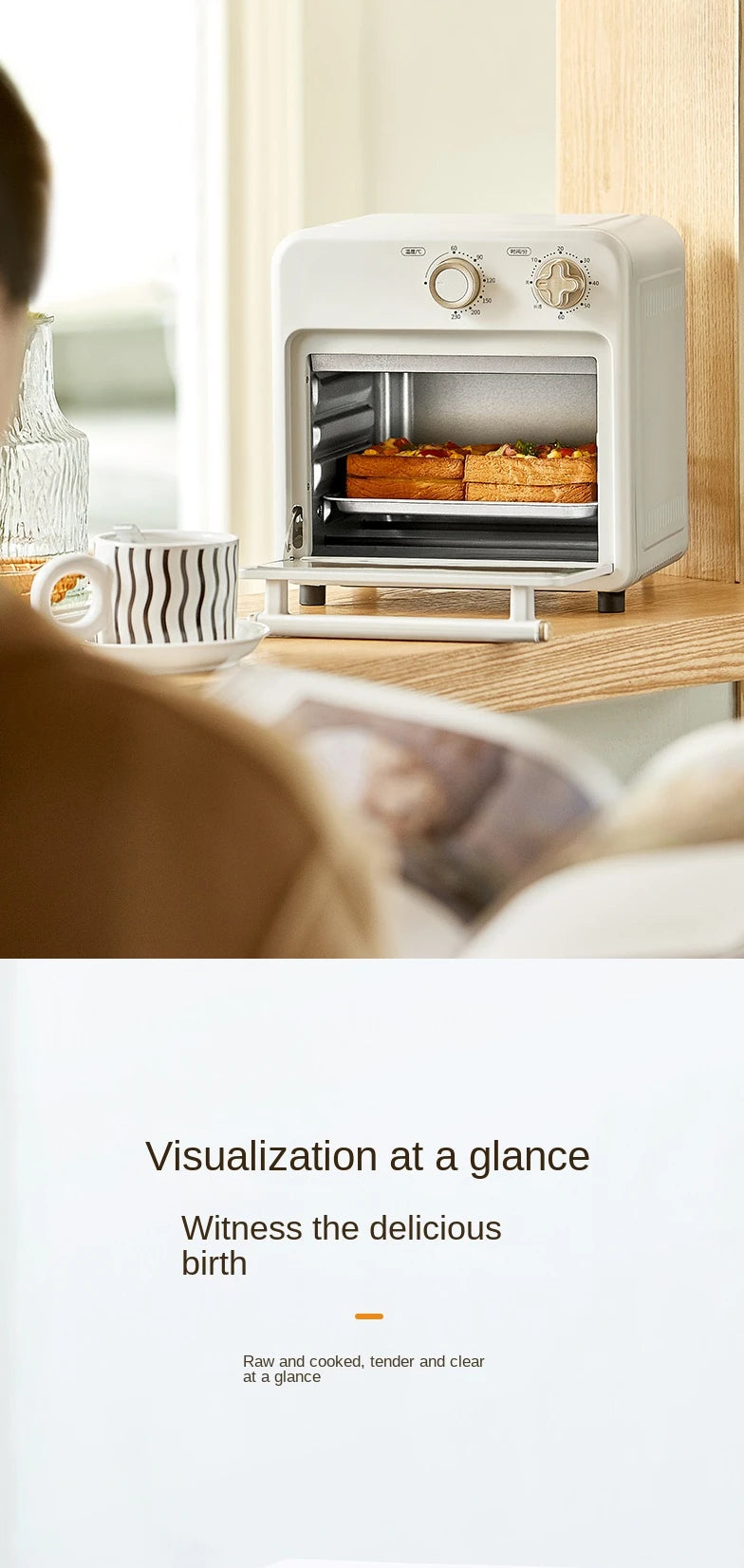 10L Air Fryer Oven Multi-Function Mini Oven