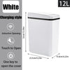 Hands-free infrared trash can with automatic lid