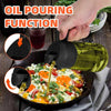 Borosilicate glass oil bottle with spray nozzle top