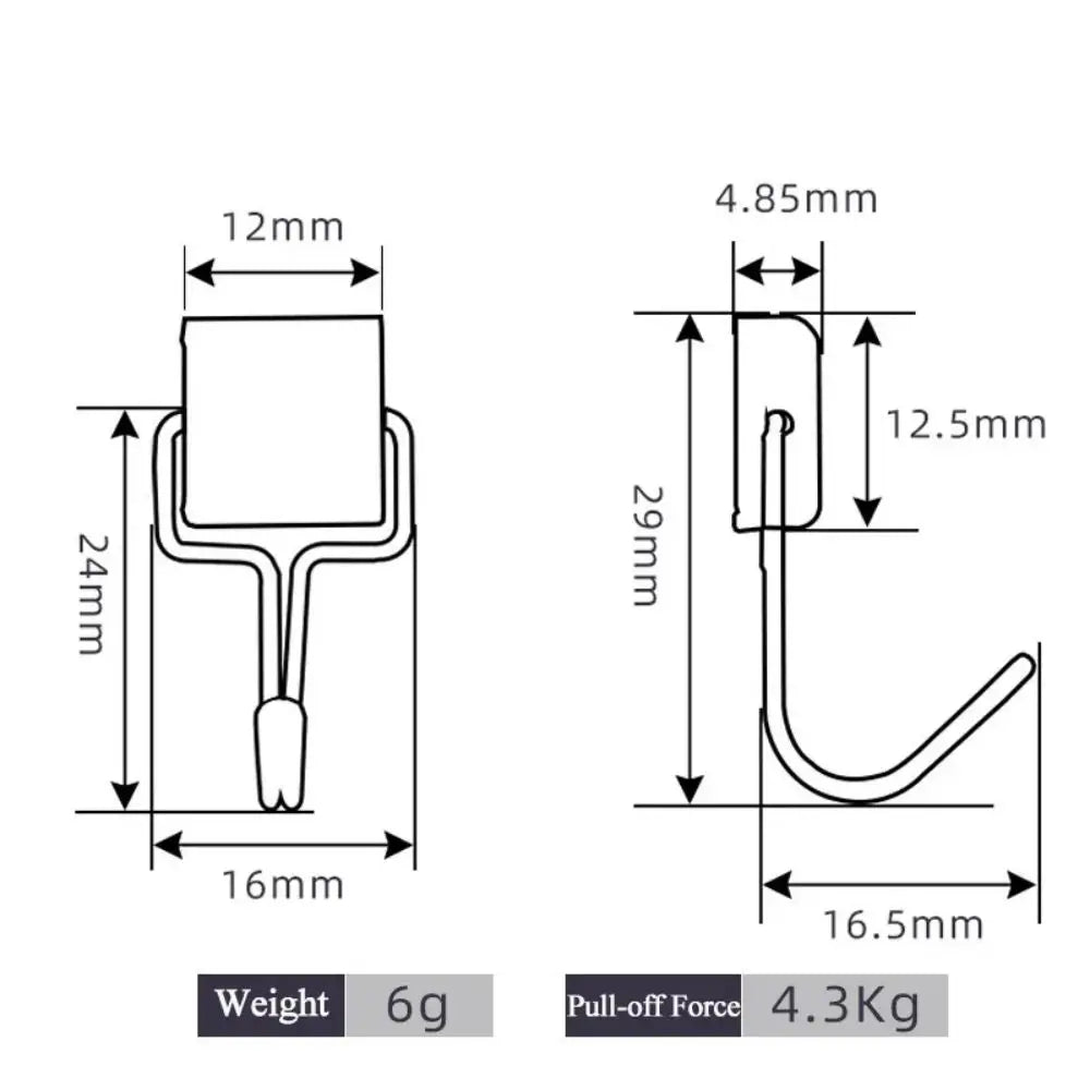 1-50PCS Strong Magnetic Hooks Multi-Purpose Storage Hooks Home Kitchen Bar Storage Hooks Key Storage Hooks Bathroom Hangers