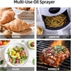 Oil sprayer used with the air fryer basket