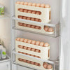 Rolling egg dispenser tray for fridge