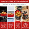 Reusable silicone liner for air fryer, microwave, and pressure cooker