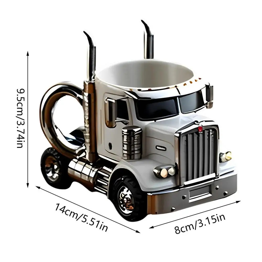 Truck Coffee Mug Semi Trailer Travel Cup