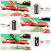 7-blade vegetable slicer, shredder, and grater set