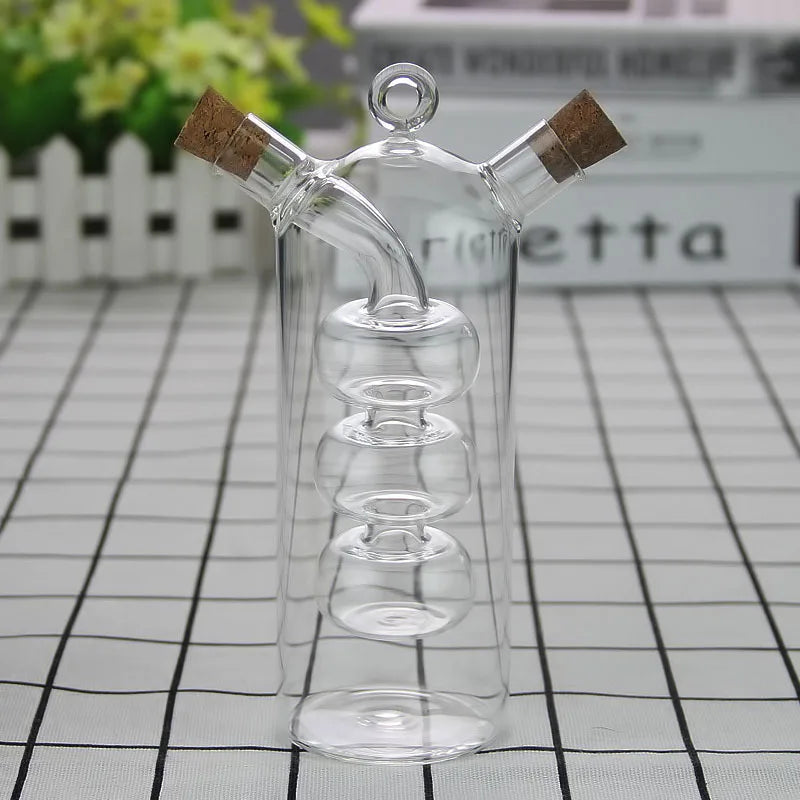 2-in-1 Oil & Vinegar Glass Dispenser