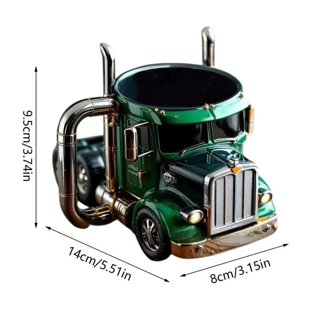 Truck Coffee Mug Semi Trailer Travel Cup