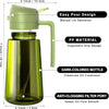 2-in-1 oil sprayer bottle shown with pour spout
