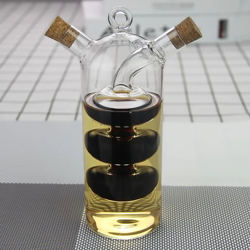 2-in-1 Oil & Vinegar Glass Dispenser