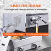 Electric deep fryer with two independent oil tanks